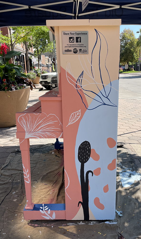 Completed mural side