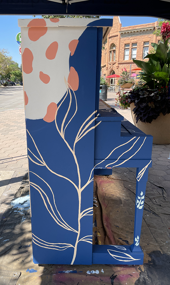 Completed mural side