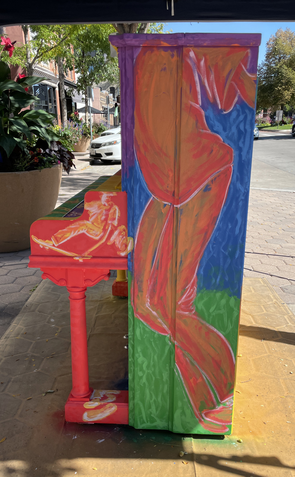 Completed mural side