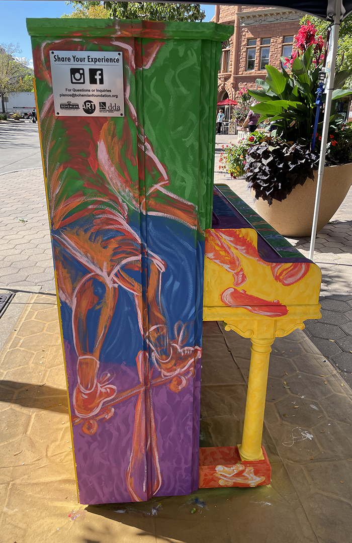 Completed mural side