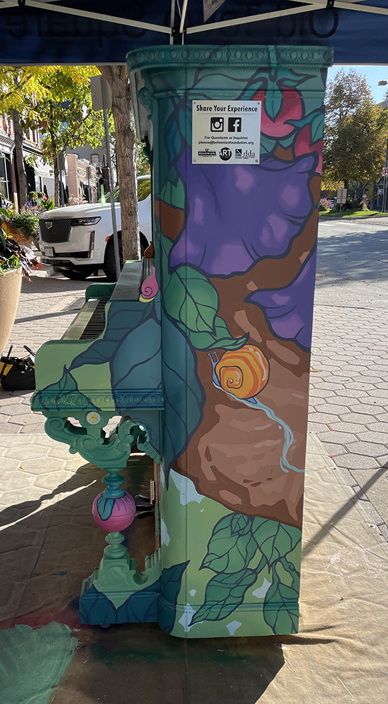 Completed mural side