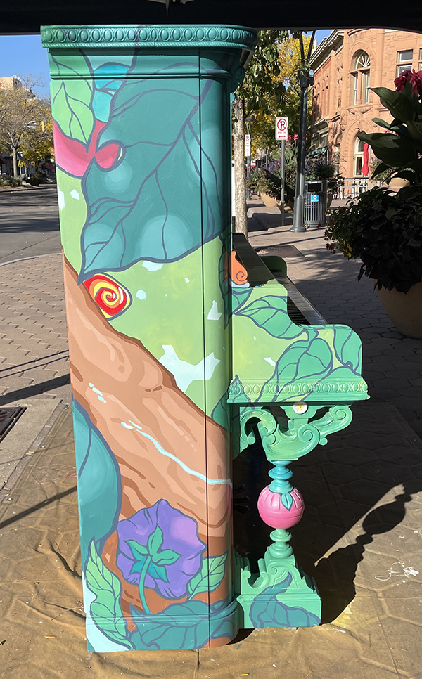 Completed mural side