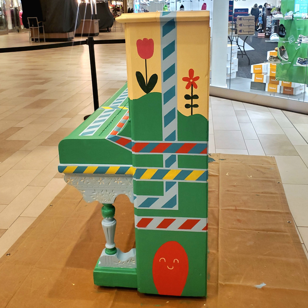 Completed mural side