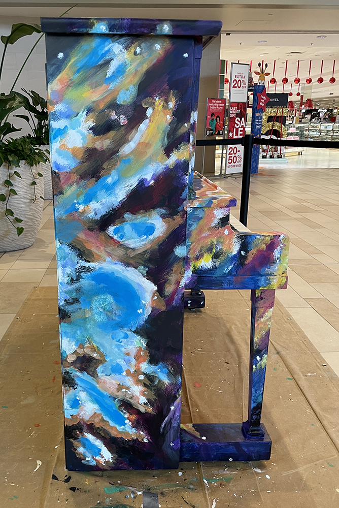 Completed mural side