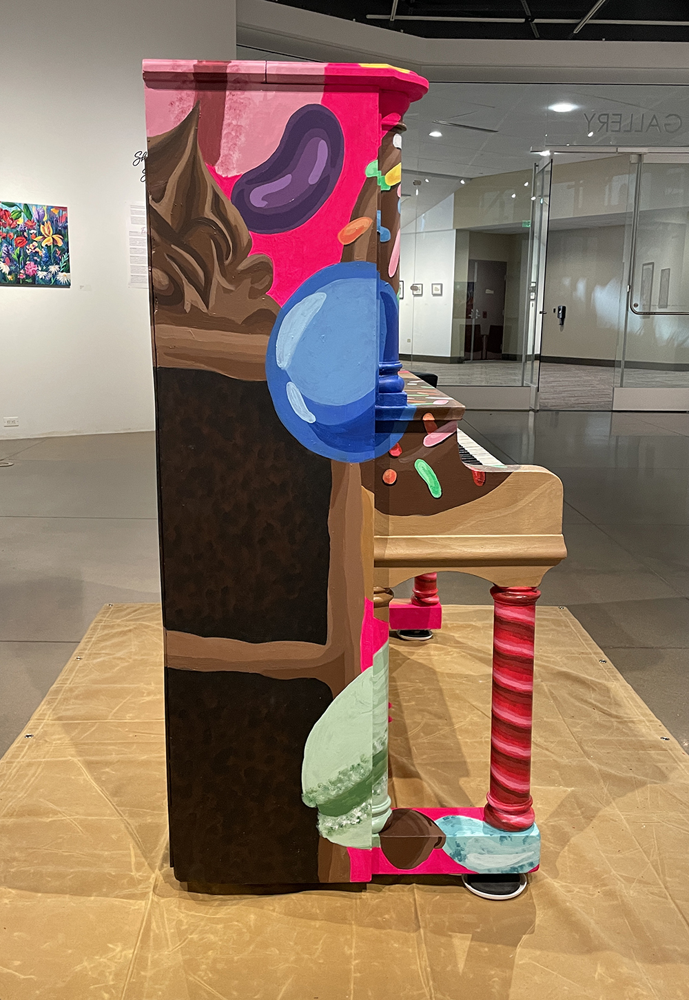 Completed mural side