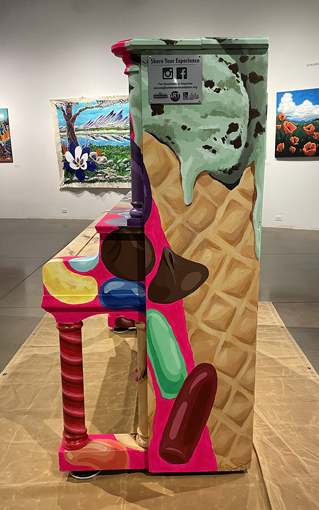 Completed mural side