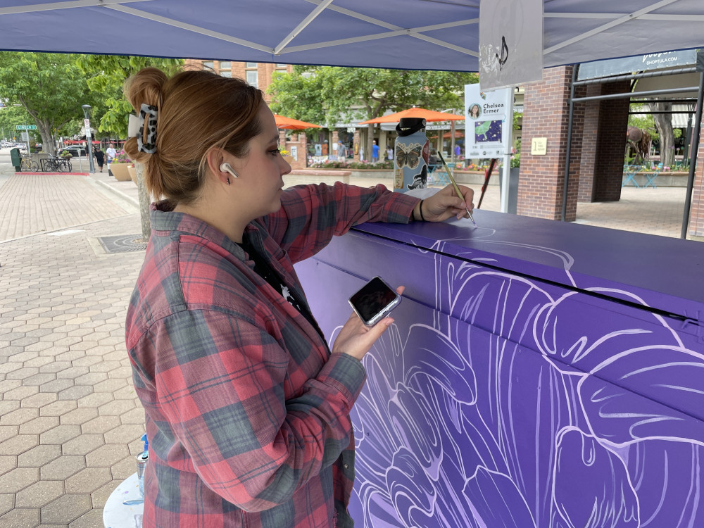 mural in progress