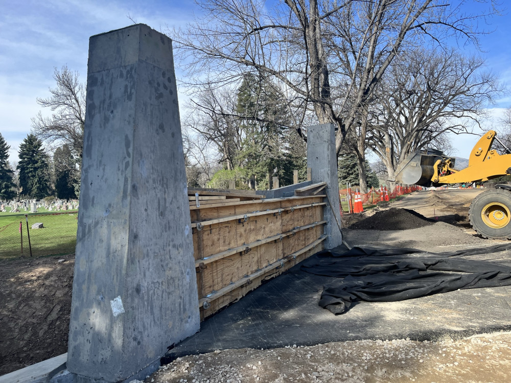 Bridge under construction