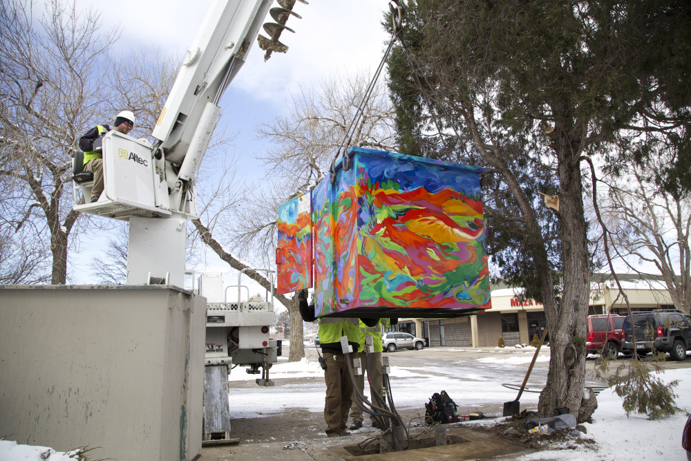 cabinet being relocated to South College