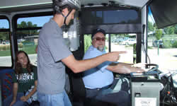 Tell the operator that you need to remove your bike