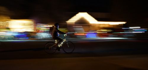 Holiday Lights by Bike