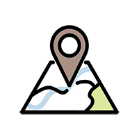 icon of a pinpoint on a map