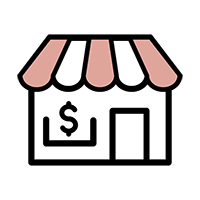 icon of a storefront