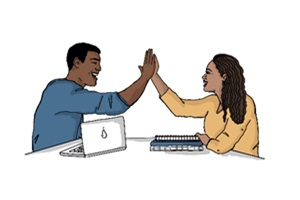 City PM and community organizer working together.