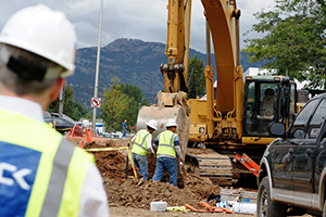A stock photo of a construction taking place.