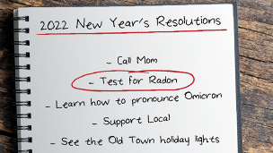 Spotlight image: January is Radon Action Month