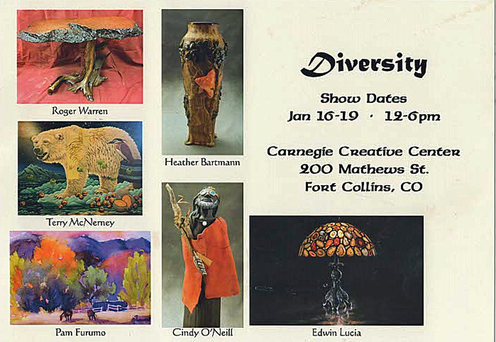 Diversity, January 16-19, in gallery A