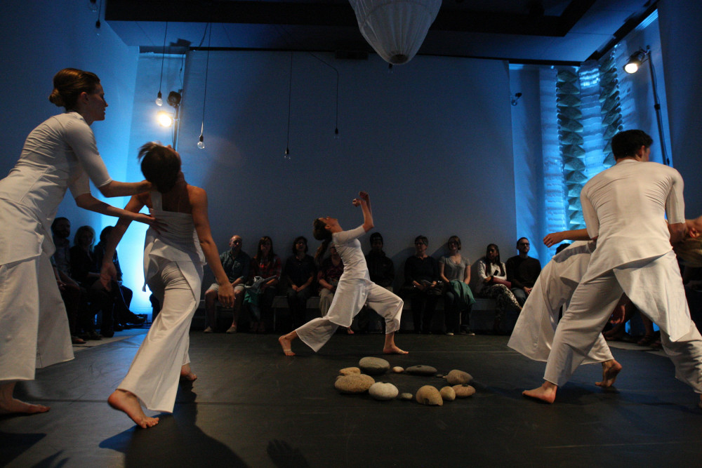 Dance performance at the gallery