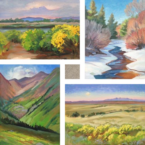 Examples of oil paintings by Larry Tucci