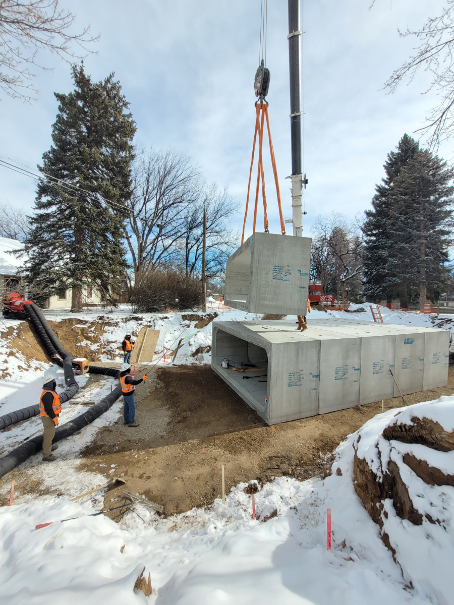 Setting Precast Bridge Structure