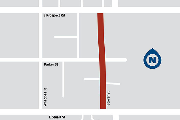 Stover St. project map
