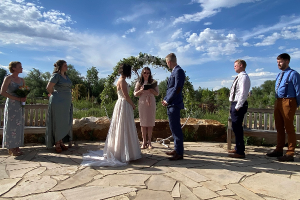 wedding in the Undaunted Garden