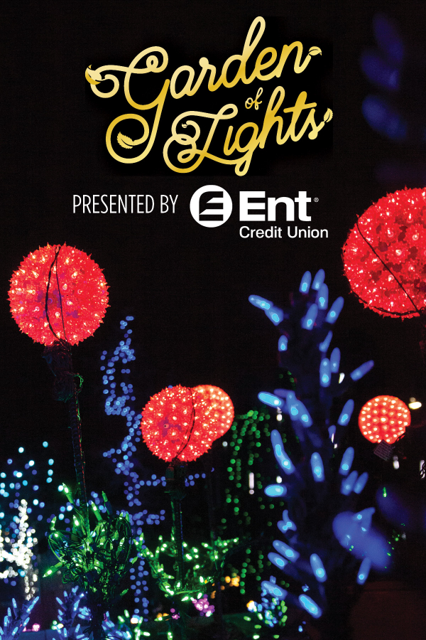 garden of lights presented by Ent Credit Union