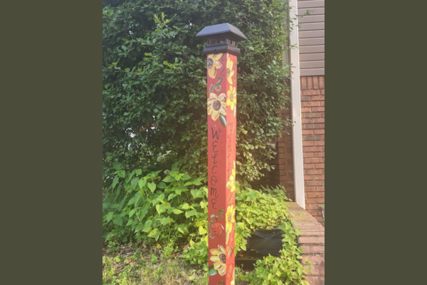 garden peace pole