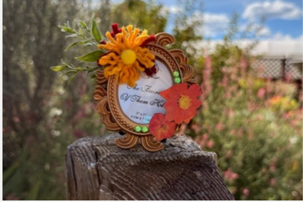 Day of the Dead art project frame