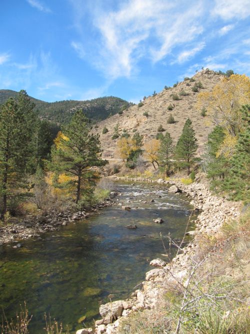 North Fork of the Poudre River at Cherokee Park Road