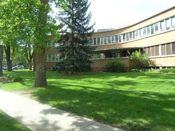 image of 1957 City Hall building, south side facing Laporte Ave, 2008