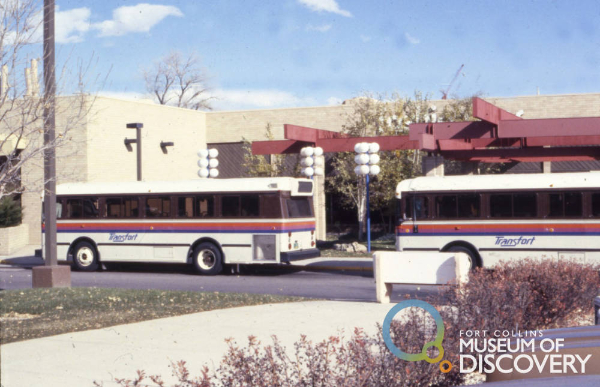 Buses at the Square Mall