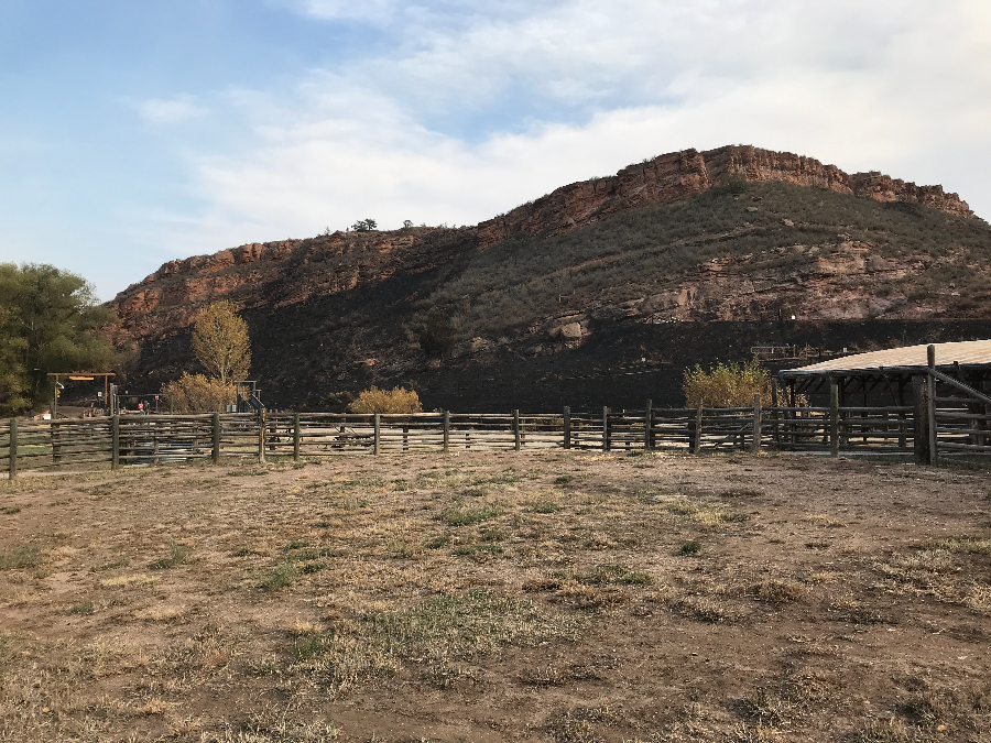 Cameron Peak Fire- cliffs west of the parking lot