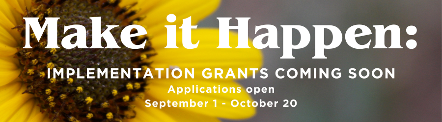Make it happen: implementation grants coming soon
