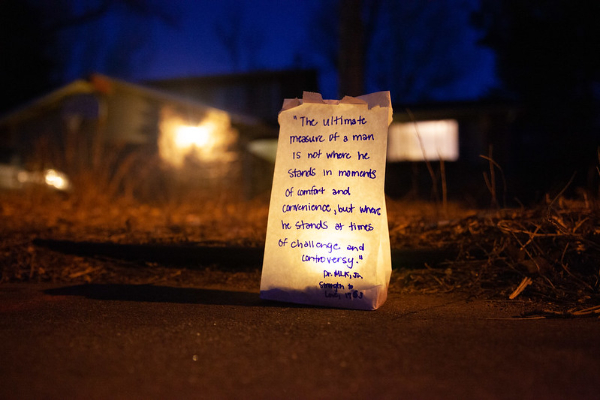 Candlelight Vigil for 2022 Dr. Martin Luther King, Jr. Celebration