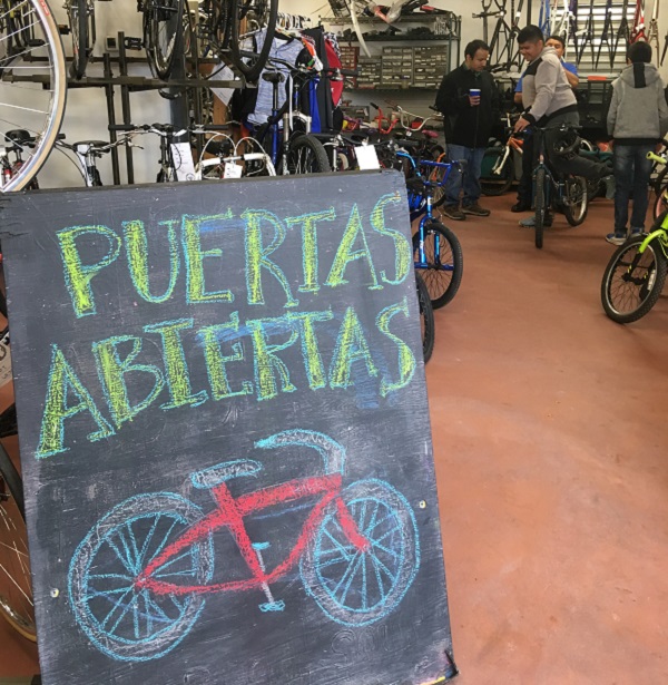 Latino Bike Co-op open house