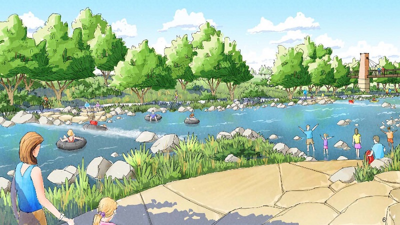 Poudre River Whitewater Park Walking Path