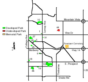 map of Northeast Parks