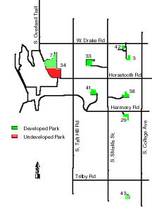 Map of Southwest Parks