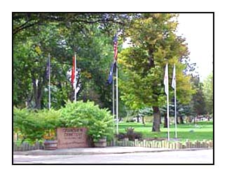 (Grandview Cemetery entrance)