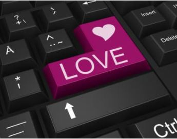 keyboard key with the word love on it