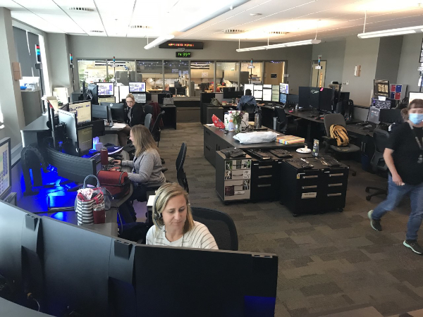 Fort Collins 911 in Dispatch center