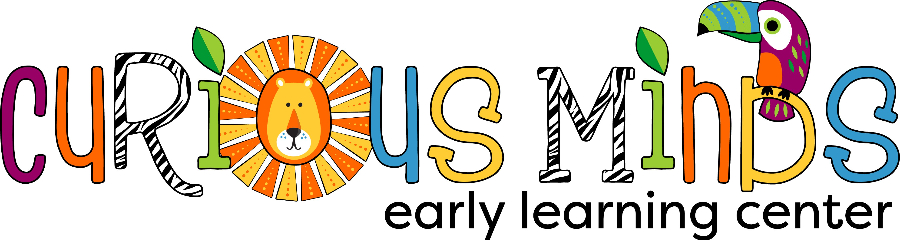 Curious Minds Early Learning Center logo.
