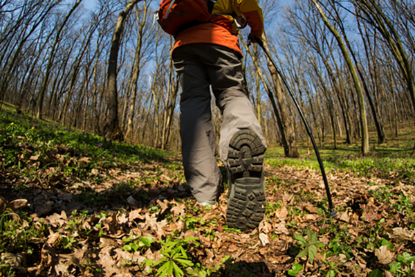 Photo of boot of someone hiking