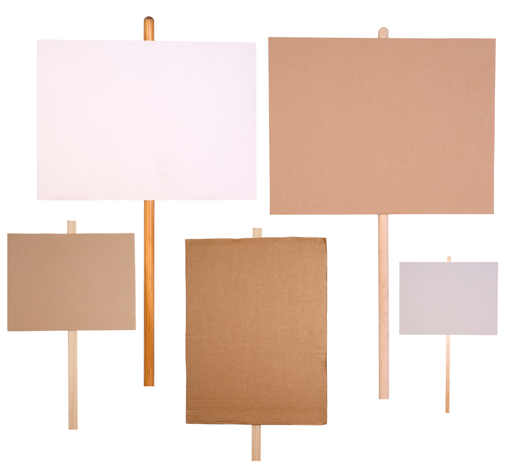 Paperboard Election Sign