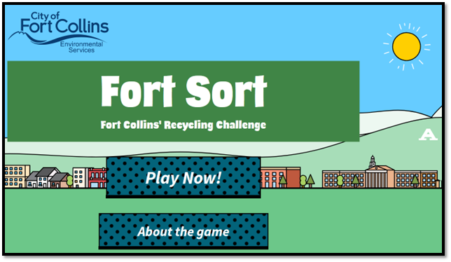 Fort Sort Recycling Game