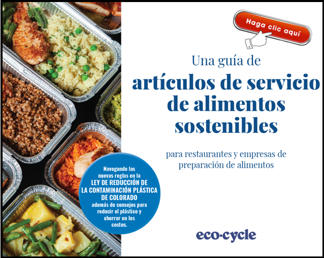 Una guía de artículos de servicio de alimentos sostenibles