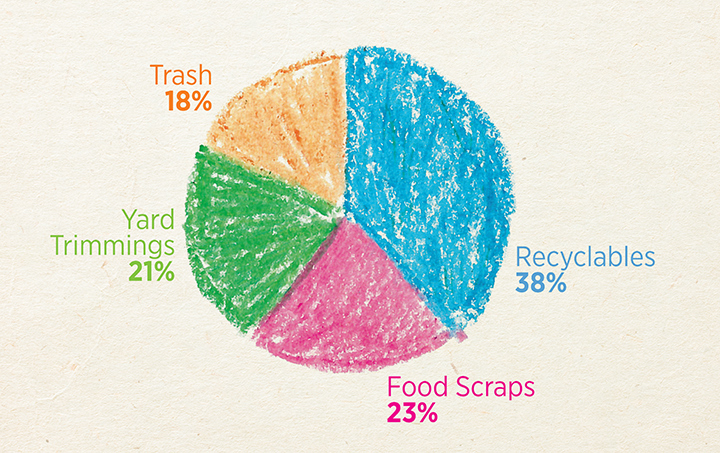 Waste pie chart