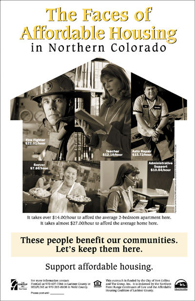 Faces of Affordable Housing Poster