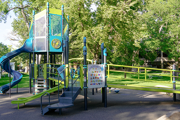 A photo of a playground.